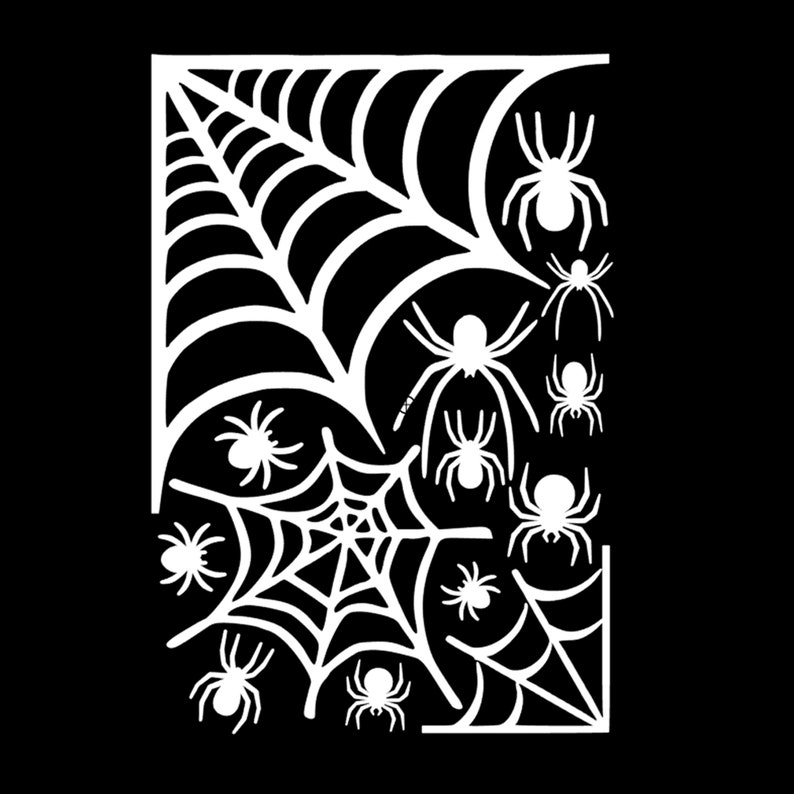 Reusable Halloween Window Clings 14 Pack Spiders and Etsy