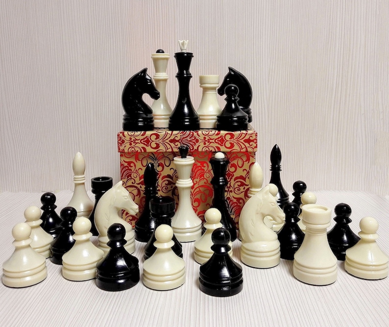 Vintage tournament chess set Big Soviet wooden chess set Large chess USSR russia,christmas gift,gift idea