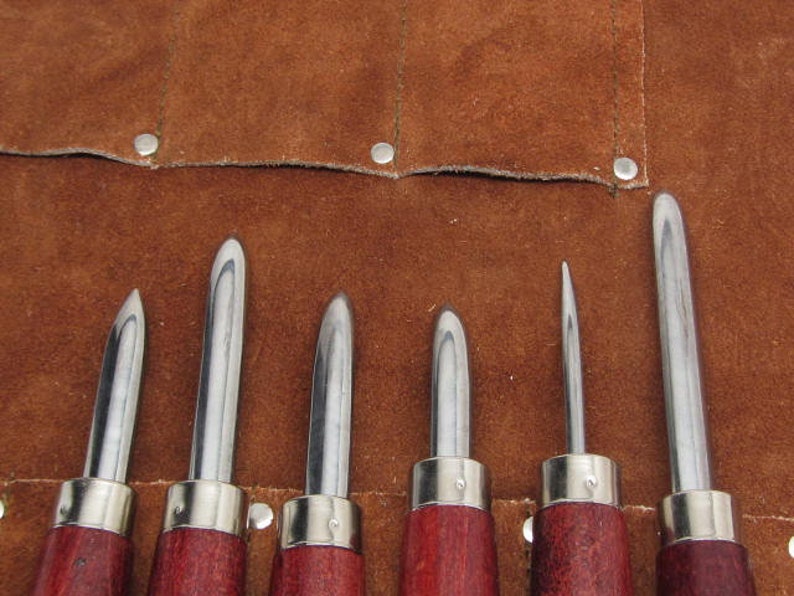 6pc Burnisher Etching Printmaking Graphic Art Tool Set Etsy