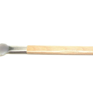 Spoon Shape Round Flat Agate Burnisher Metal Clay Jewellers 22cm shaping craft tool