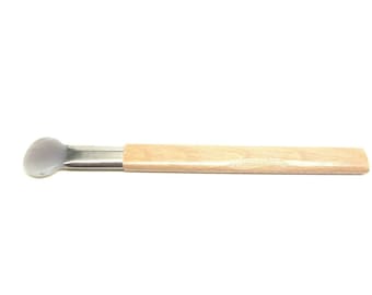 Spoon Shape Round Flat Agate Burnisher Metal Clay Jewellers 22cm shaping craft tool