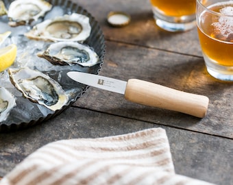 R Murphy New Haven Oyster Knife Shucker (Regular) - Shucking Clamming Seafood - Made in the USA