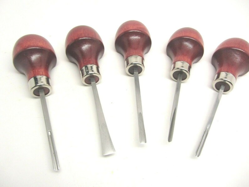 UJ Ramelson 5pc Linoleum Wood Block Intaglio Woodcarving Tool Etsy