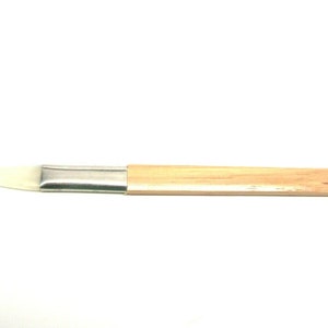 Rounded Straight Metal Clay Agate Burnisher Gold Leaf Tool