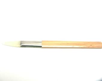 Rounded Straight Metal Clay Agate Burnisher Gold Leaf Tool