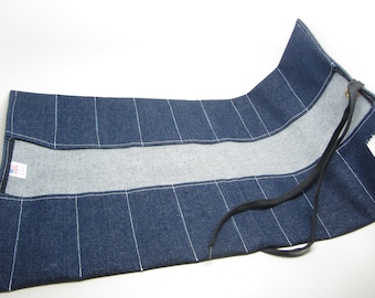 Ramelson 18 Pocket Large Denim Tool Roll Wood Carving Knives Gouges