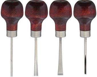 6pc Woodcarving Gunsmith Tools Hobby Craft Palm Chisels Beginners RAMELSON USA 117