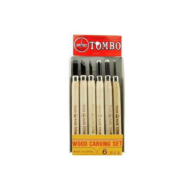 6pc Hinomaru Tombo Japanese Wood Carving Tools Knife Set Etsy