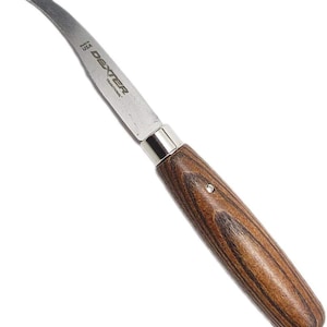 Dexter Russell 4&quot; Curved Sharp Point Skiving Shoe Makers Cobbler Repair Leather Working Knife