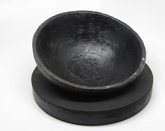 8" Metalworkers/Jewelers Pitch Bowl +Base Large Engraving Tools