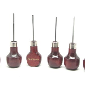 6pc Ramelson Sub Mini Wood Carving Gunsmith Luthier Violin Decoy Tools USA 117M