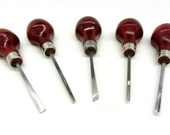 UJ Ramelson 5pc Linoleum Wood Block Intaglio Woodcarving Tool UJ209