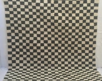 Custom Moroccan  OLIVE Green Rug,custom rug,checkerboard rug, Morocco olive green checker rug,Custom Chess Checker ,living room rug