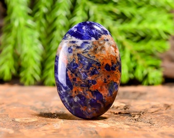 Wholesale Lot Natural Sodalite Half Moons Cabochon,5Pcs,Sodalite Gemstone,Crescent Moons,Blue Sodalite Moons,Loose Jewelry Making Gemstone,