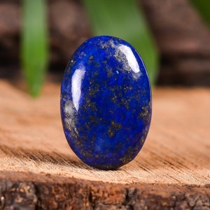 24Cts Natural Lapis Lazuli Cabochon Oval Shape Cabochon Loose Gemstone For Jewelry, Approx 26X18X5 mm