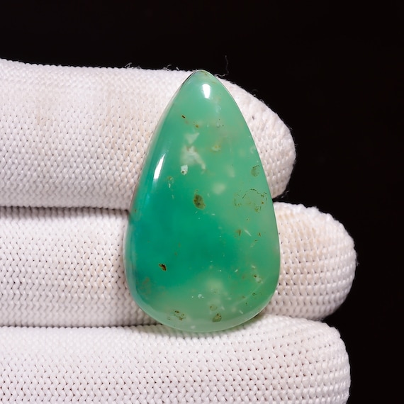 Chrysoprase Pear Shape Cabochon Gemstone 34Cts Natural Chrysoprase Gemstone Cabochon Approx 32x18x8 mm Loose Gemstone for Jewelry Chrysoprase Pear Shape Cabochon Gemstone 34Cts Natural Chrysoprase Gemstone Cabochon Approx 32x18x8 mm Loose Gemstone for Jewelry