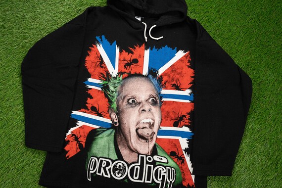 Vintage 90s THE PRODIGY hoodie (M-L) // Rare Keith