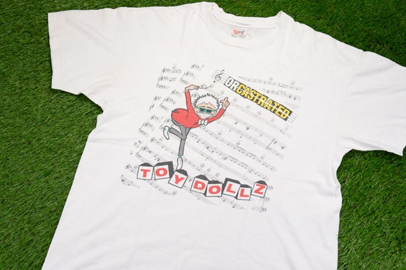 Vintage 1995 TOY DOLLZ T-Shirt (L) // 90s Orcastra
