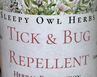 Herbal Tick and Bug Repellent