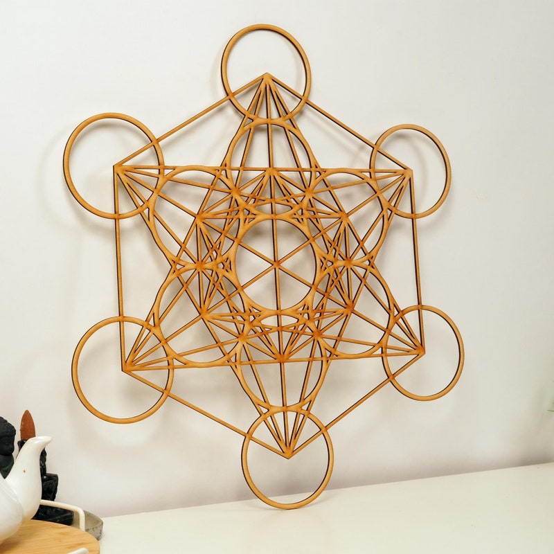 Metatrons Cube Wall Art - Etsy