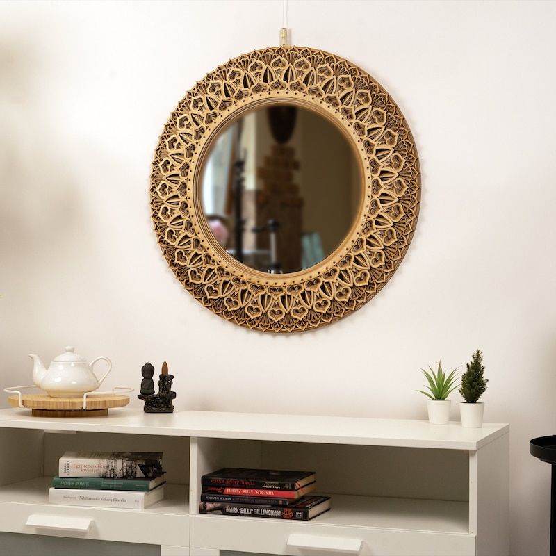 Round Mirror - Etsy