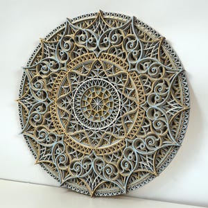 Mandala Wall Art, Wooden Large Home Decor, Spiritual Wood Gift, Boho Decoration Accent, Sacred Geometry Minimalistic Art, Zen Gift for Her