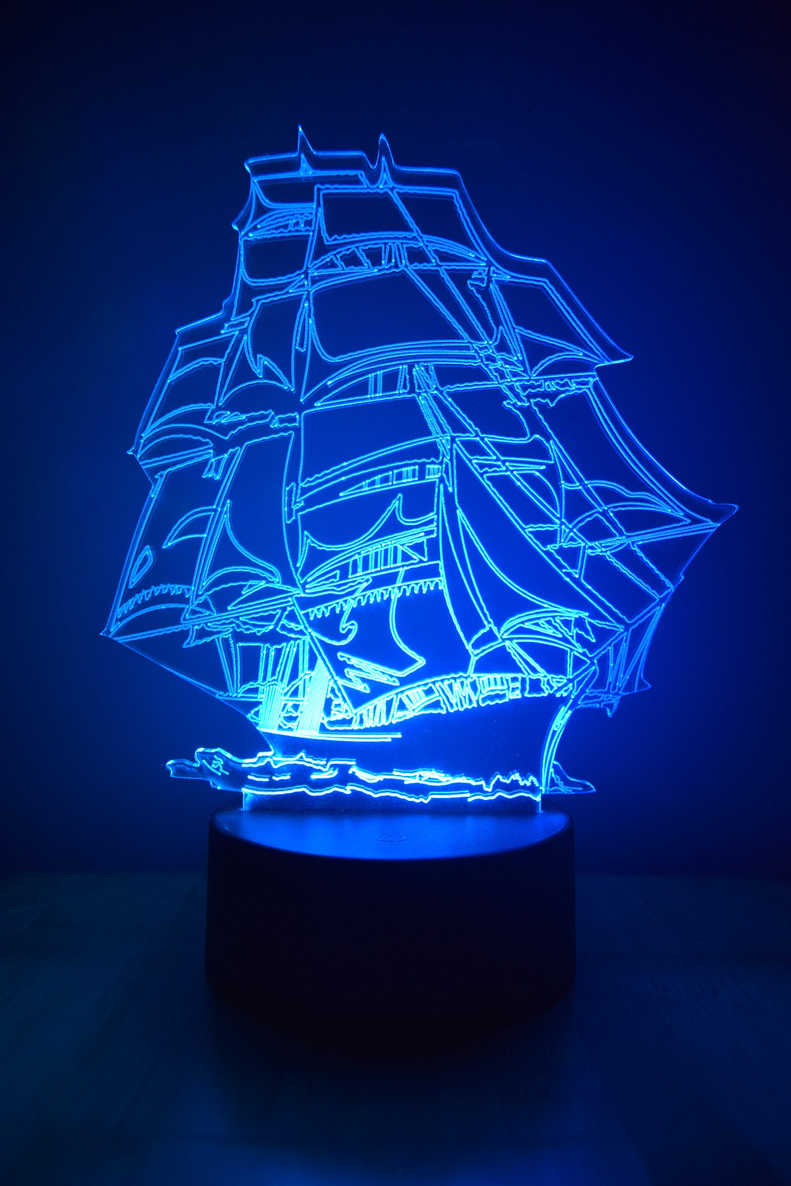 Ship Lamp LED Lamp Sailing Gift Night Light Lamp | Etsy