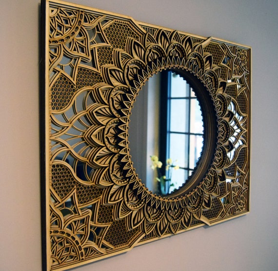 mirror art wall decor