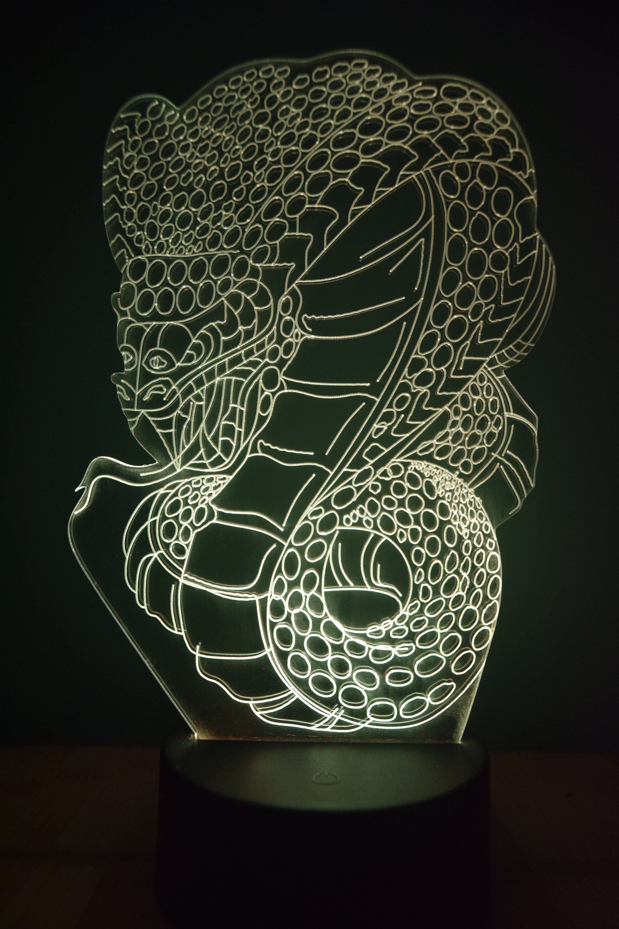 Snake Lamp Led Lamp Snake Decor Etsy