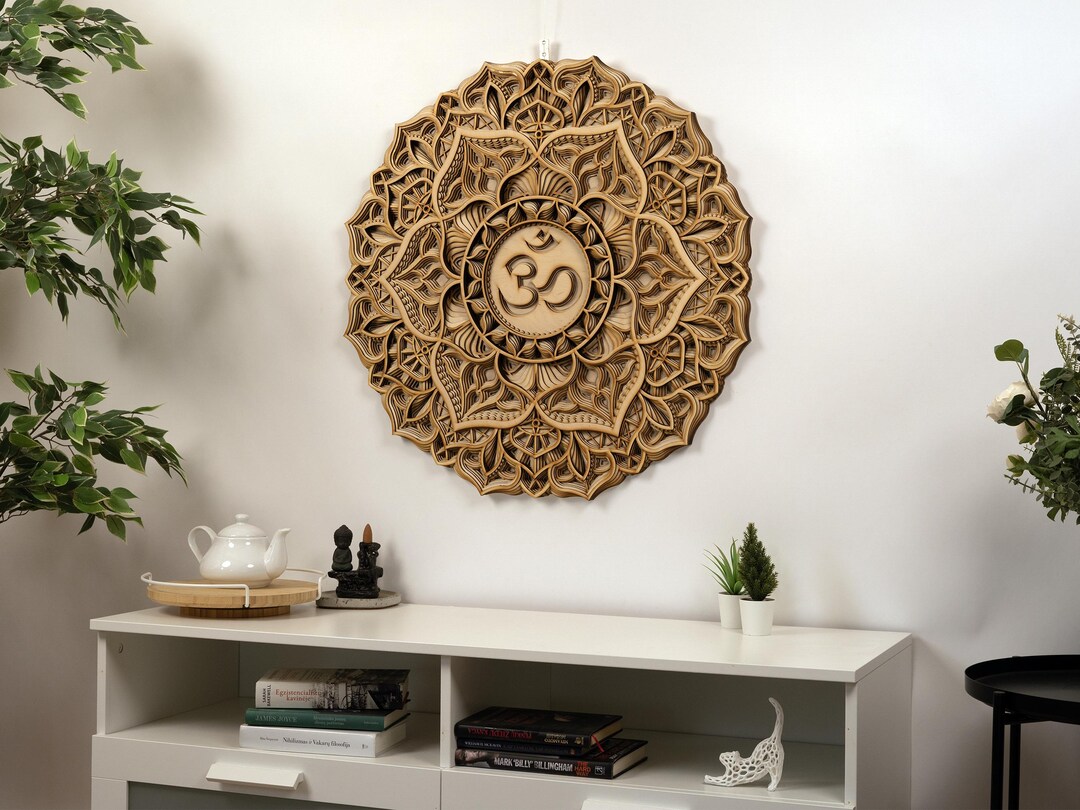 Crown Chakra Mandala Wall Art: Handmade Sahasrara Spiritual Decor - Etsy