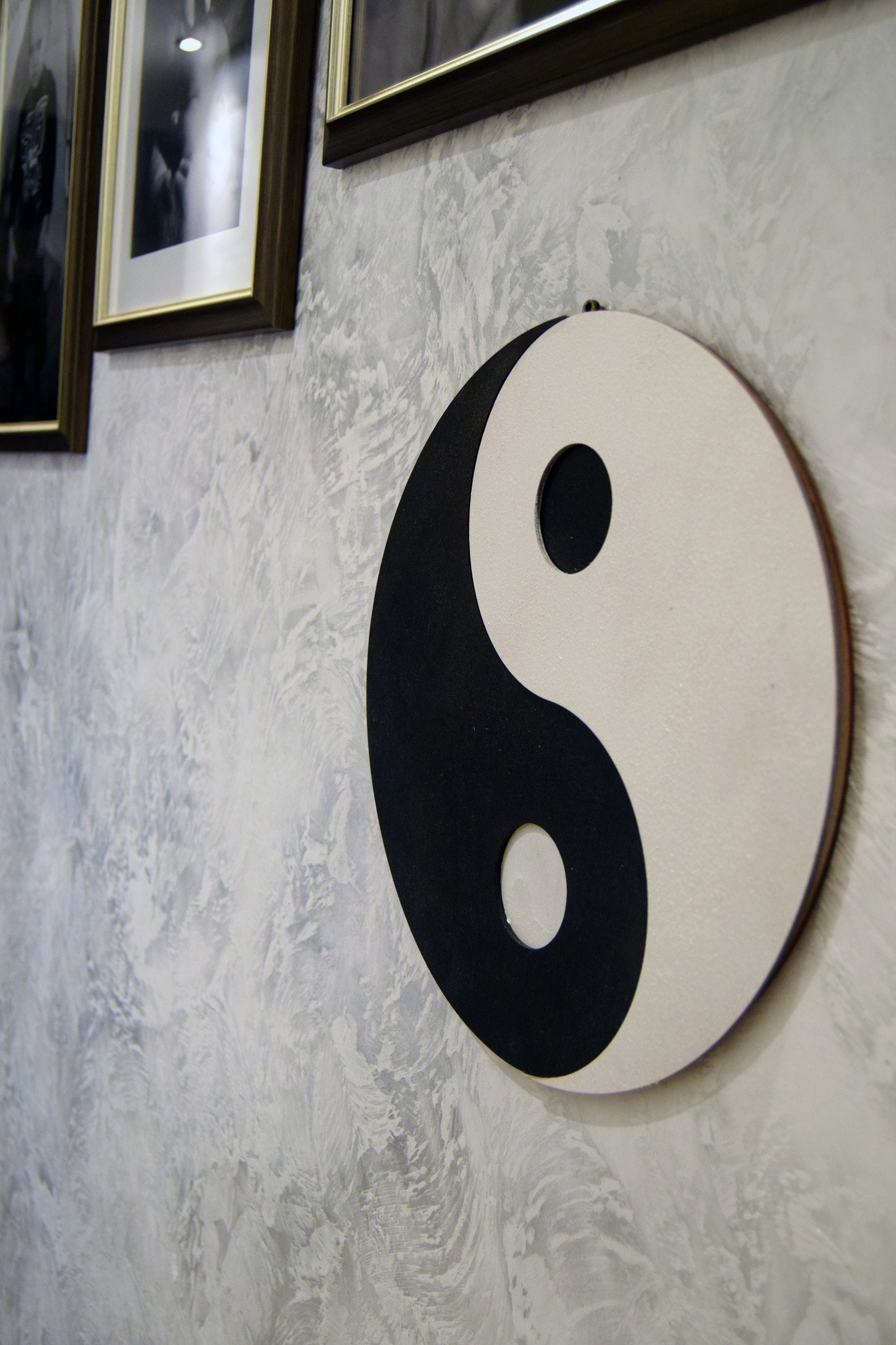 Yin Yang Wall Art Yin Yang Decor Etsy