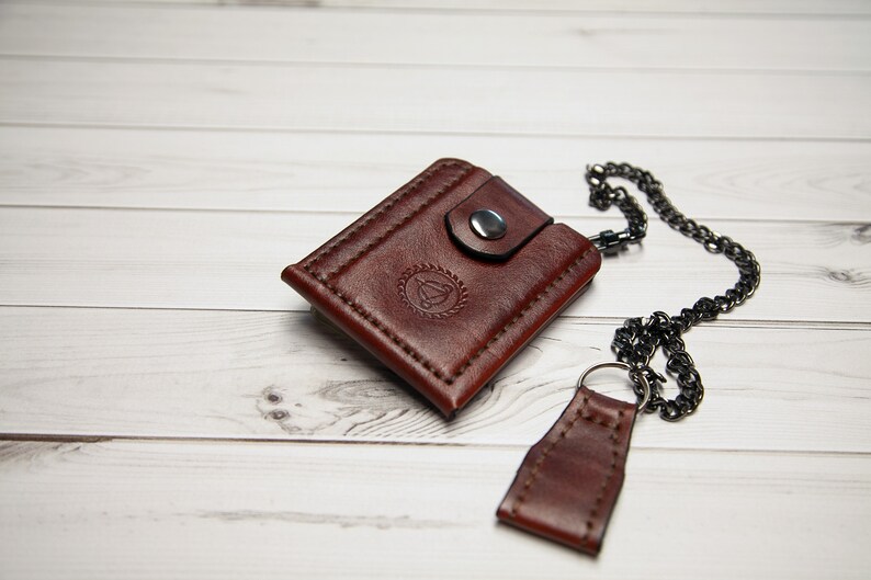 Bike wallet leather wallet chain western wallet mens Etsy
