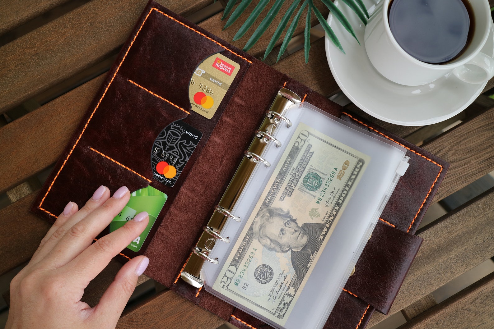 A6 Planner Cover Leather Notebook Refillable Leather Etsy