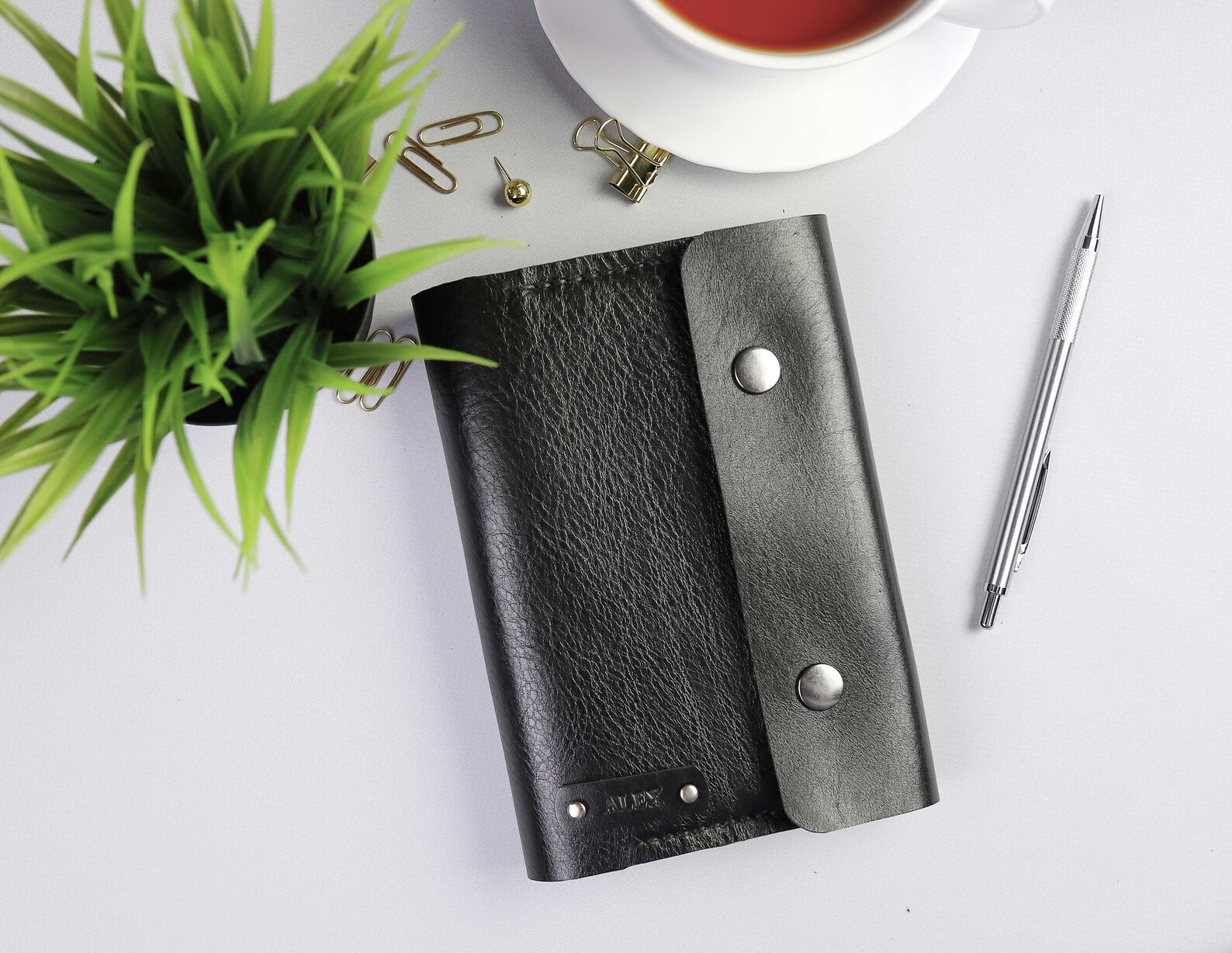 A6 binder a6 ring binder a6 planner cover leather Etsy