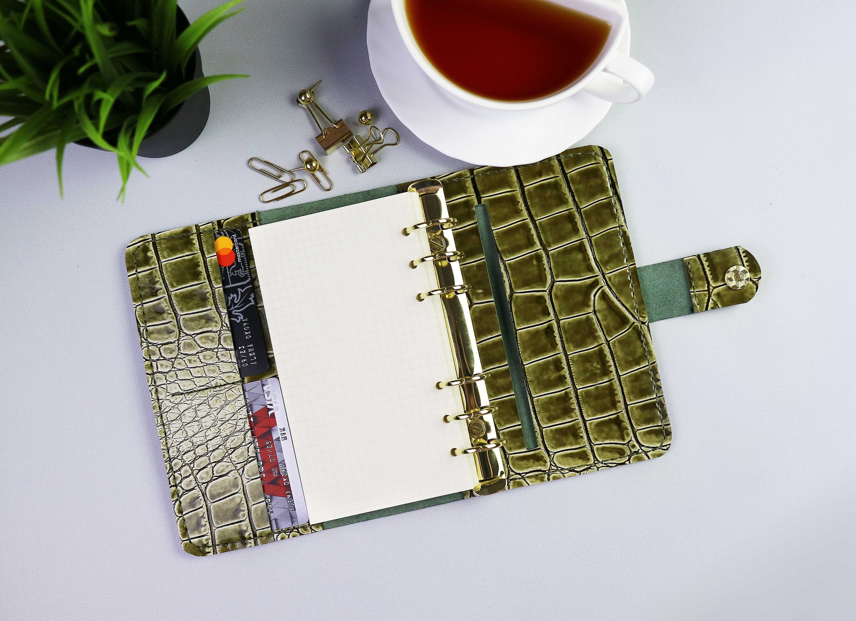 A6 binder a6 ring binder a6 planner cover leather Etsy