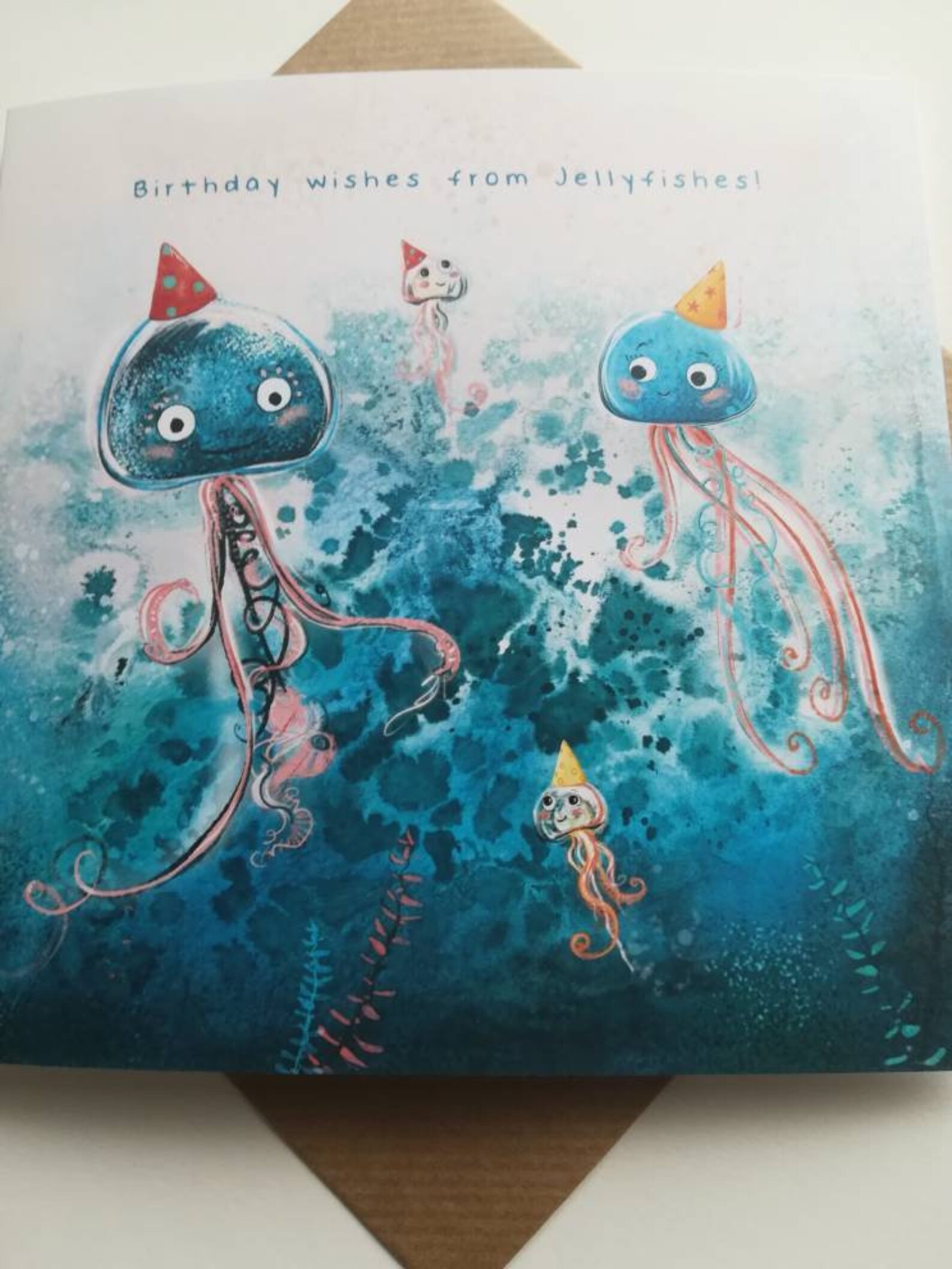 Jellyfish Birthday Card// Birthday Wishes / Jellyfishes Etsy UK