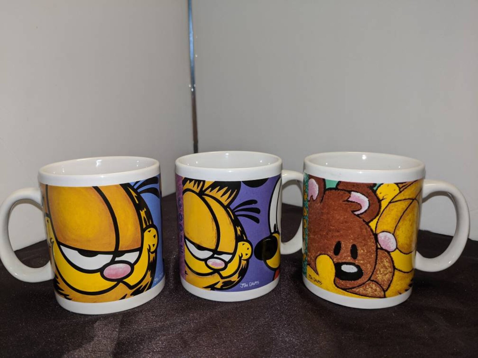 Set of 3 Vintage Garfield Mugs Etsy