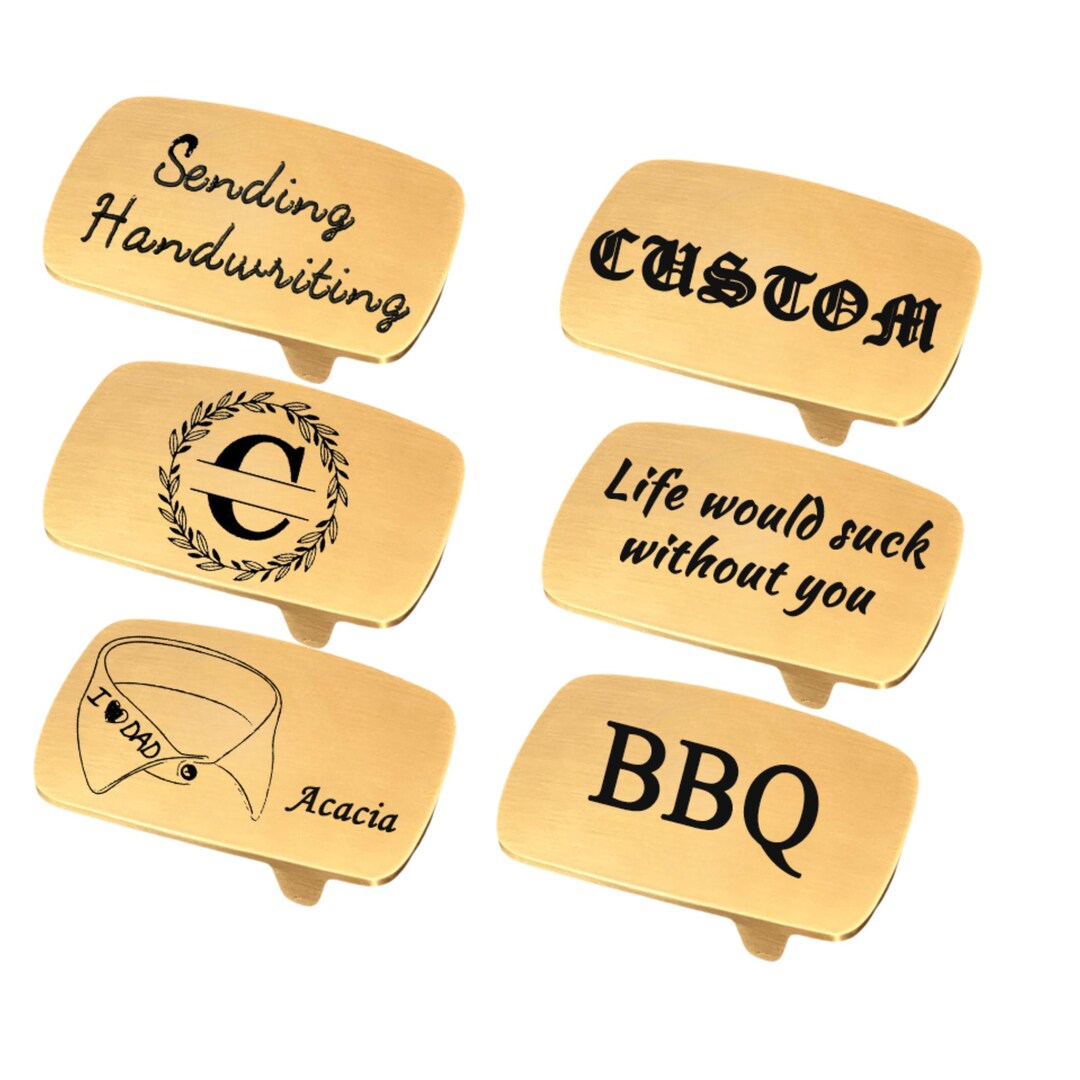 Custom Engraved Belt Buckle: Stainless Steel Replacement Buckle - Etsy