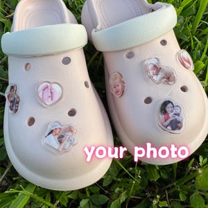 Custom Photo Shoe Charms: Personalized Acrylic Shoe Decoration