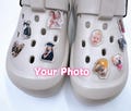 Custom Shoe Charms Personalized Acrylic Shoe Charms with Photo Logo DIY Shoe Pins Accesorios for Shoe Decoration Party Gifts Boys Girls Kids product logo