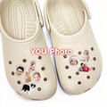 Custom Shoe Charms Personalized Acrylic Shoe Charms with Photo Logo DIY Shoe Pins Accesorios for Shoe Decoration Party Gifts Boys Girls Kids