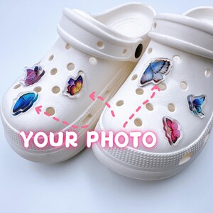 Custom Photo Shoe Charms: Personalized Acrylic Shoe Decoration