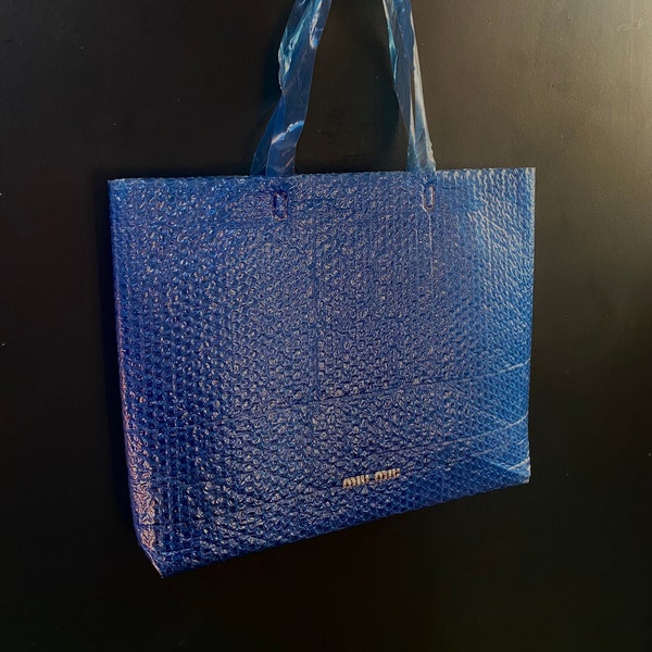 Vintage 90s Miu Miu bubble wrap shoulder bag