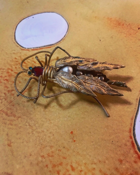 Art Deco 30s Insect Bug Brooch