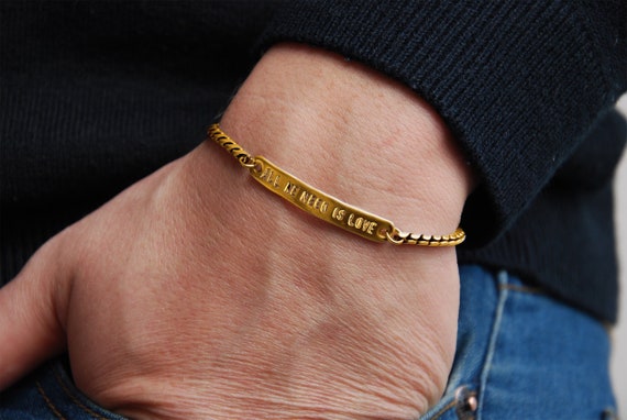 Men's Bracelet Heavy 23K 24K THAI BAHT YELLOW GOLD Plated Bangle 7,7.5,8.5  inch | eBay
