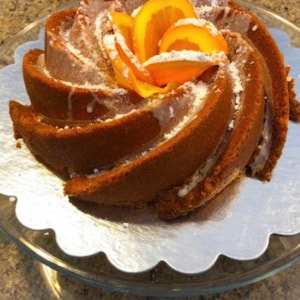 Orange Pound Cake - Sultry Sweets by Sandy - Bundt Cake