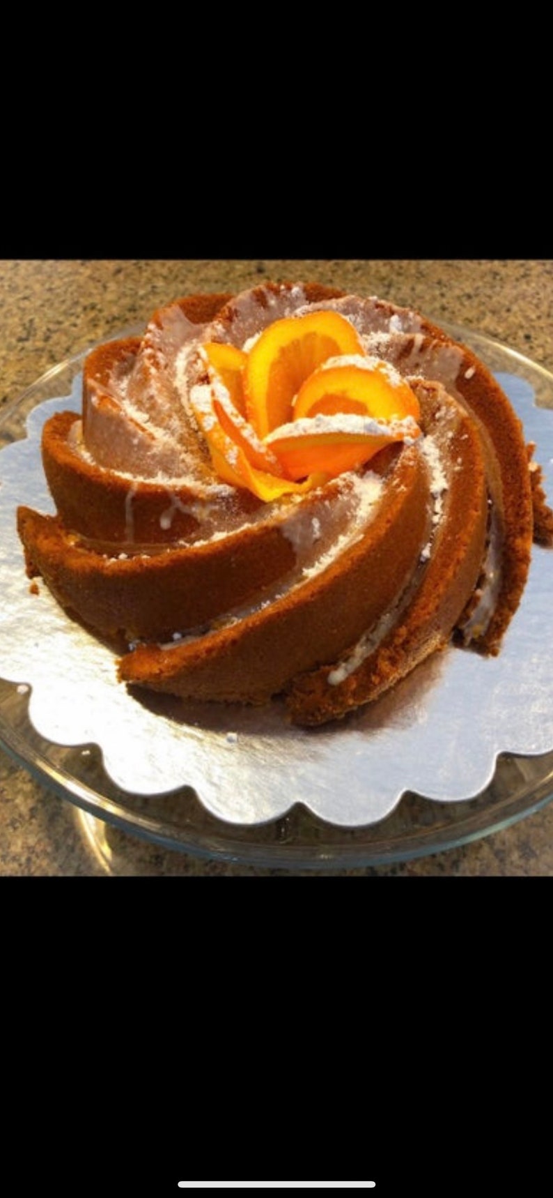 Orange Pound Cake Sultry Sweets by Sandy Bundt Cake image 1