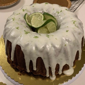 Lime Pound Cake - Sultry Sweets by Sandy - Bundt Cake