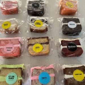 Best Seller's Cake Slice Sampler Box - Sultry Sweets by Sandy (4x Slices)