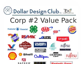 Corporate Machine Embroidery Designs Pack | Business Logo Company Brand Work Uniform Designs | Pes Dst Exp | Digital Download